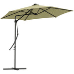 3m Cantilever Parasol W/ Waterproof Cover | Beige