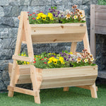 Wooden Planter Box With Drainage Holes