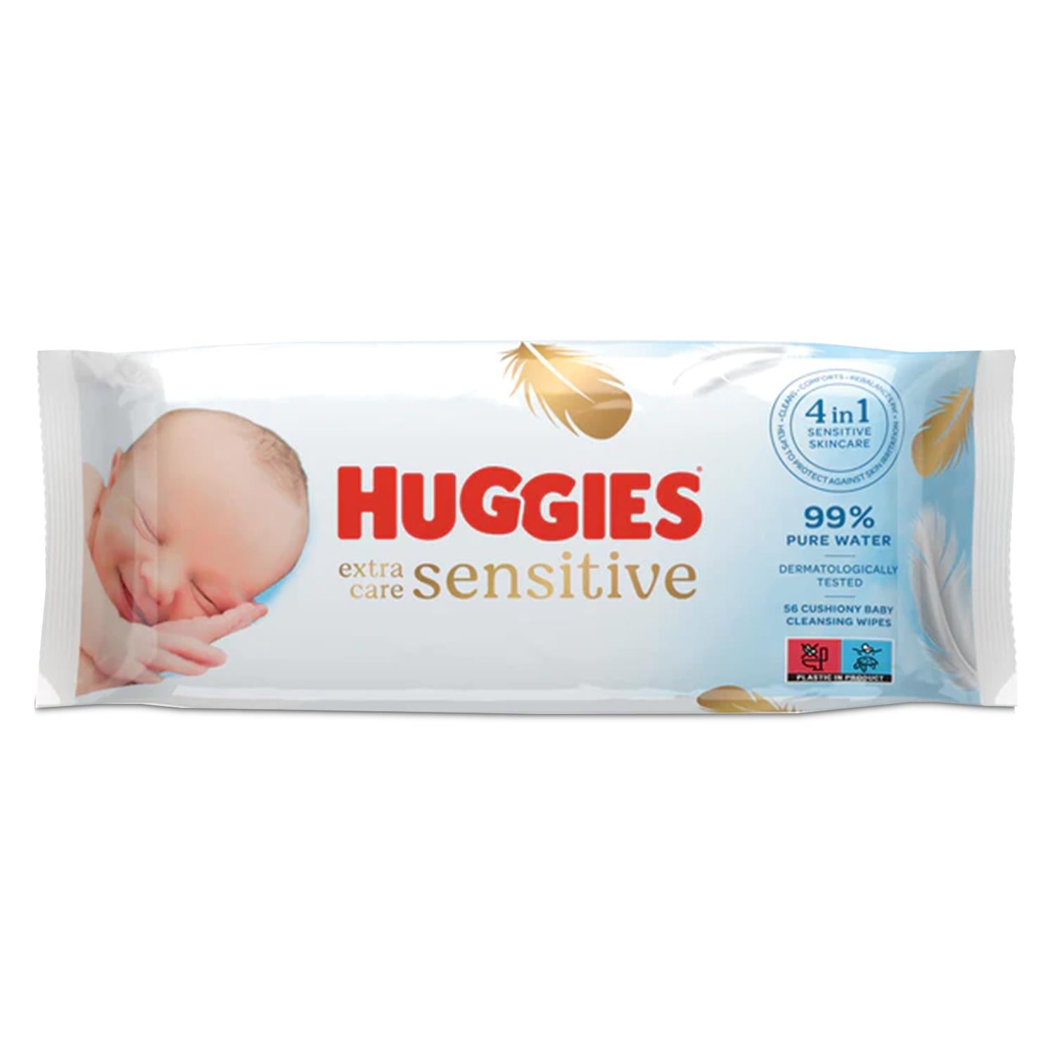 Pure Extra Care Fragrance-free Baby Wipes With 99% Pure Water