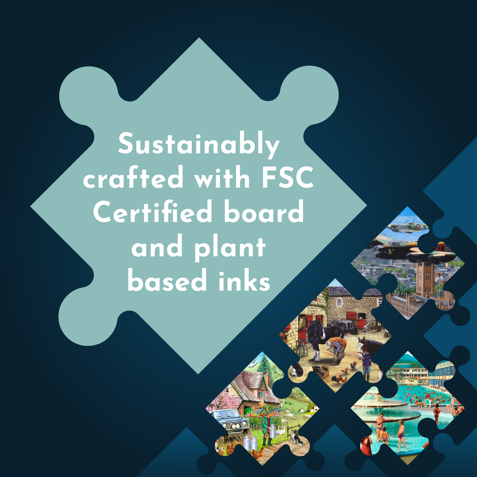 Fly Past - 500 Piece Jigsaw Puzzle For Adults