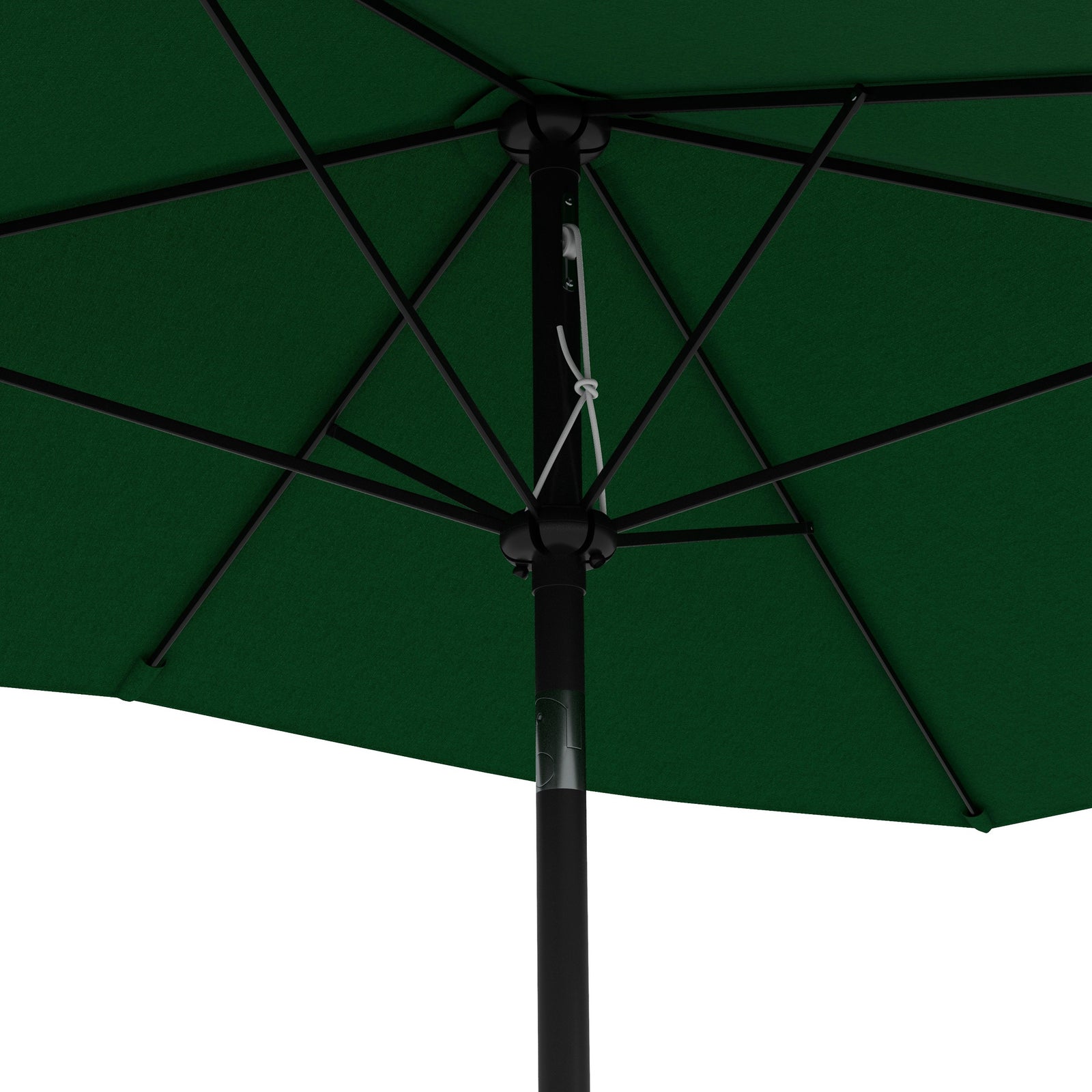 2x3m Rectangular Parasol Patio Outdoor Table Umbrella | Green