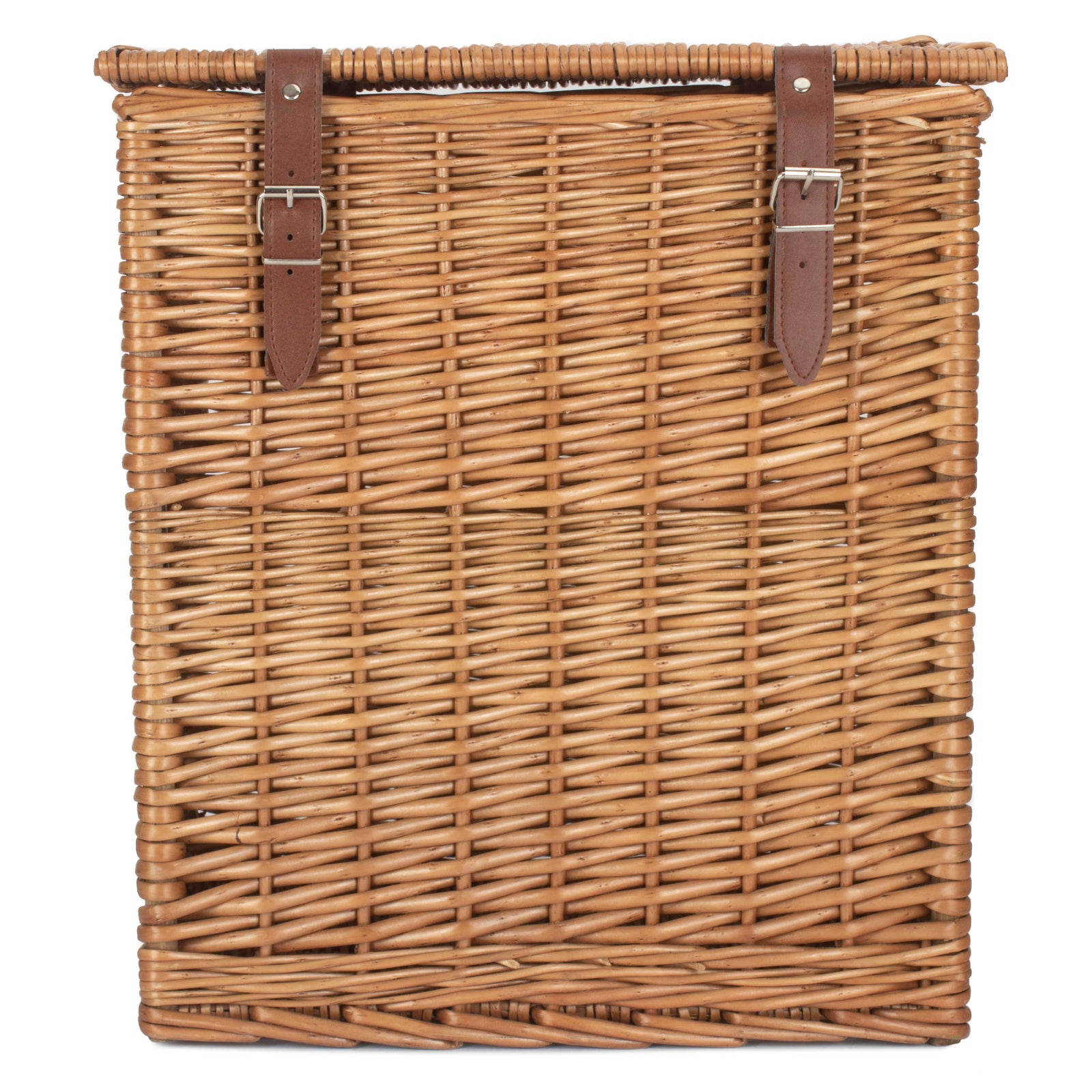 Wicker Double Steamed Vintner Storage Picnic Basket | Small | Brown