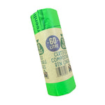 60l Compostable Waste Bags | Set of 1 | Green