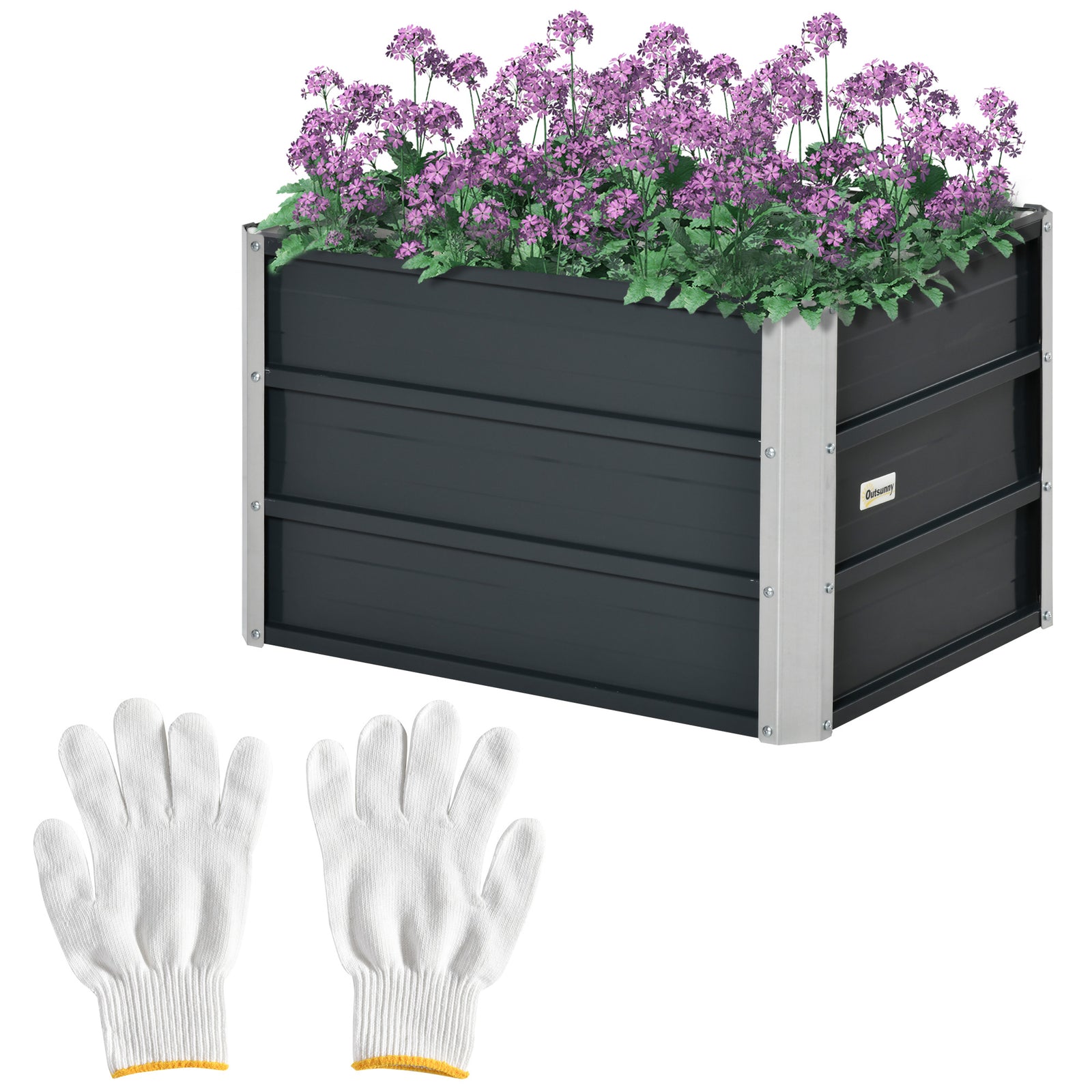 Raised Garden Bed Metal Planter For Vegetables