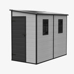 Breeins 8 X 4ft Outdoor Garden Pent Roof Tool Storage Shed
