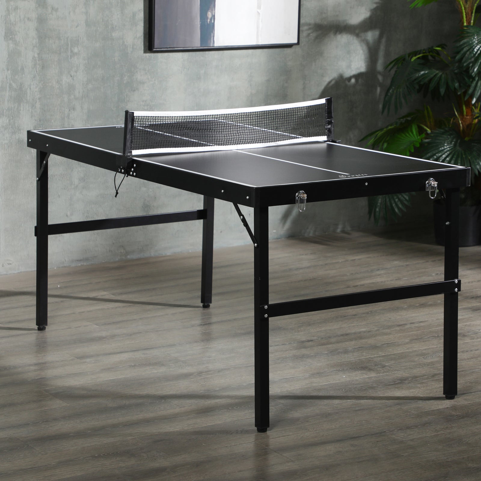 SPORTNOW 5ft Mini Table Tennis Table, Folding Ping Pong Table