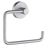 Wall Mounted Toilet Roll Holder For Bathroom Toilet Paper | Brushed Chrome