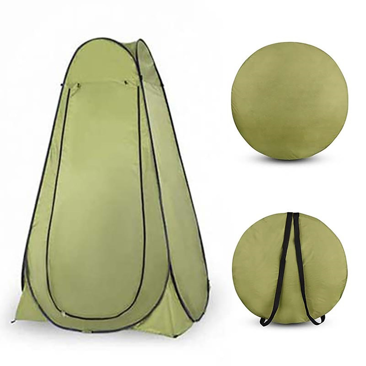 Portable Pop Up Toilet Tent Instant Foldable Camping Privacy Shower Changing Tent | Green
