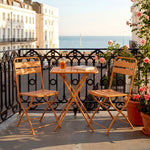 Colourways Vibrant Folding Patio Or Balcony Set | Orange