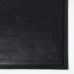 HOMESCAPES Black Rubber Surround For Doormats, 50 X 81 Cm