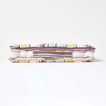 Cotton Striped Floor Cushion | 40cm x 40cm | Osaka Green