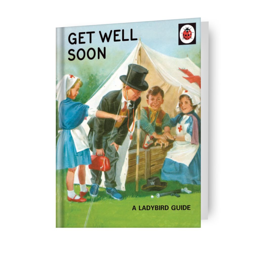 Ladybird Books Get Well Soon' Card Official Product