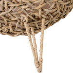 Wicker Cat House, Ball-shaped Rattan Raised Cat Bed | Brown