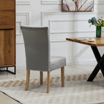 Set Of 2 Pienza Velvet Dining Chairs | Silver
