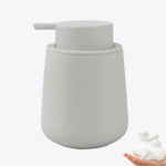 Soap Dispenser Rubber Paint Foaming Recycled Ceramic | Light Grey