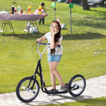 Teen Scooter Children Stunt Scooter W/ 16" Tyres Adjustable Height | Black
