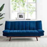 Scandinavian Click Clack Sofa Bed - Double | Navy Blue