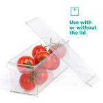 Fridge Storage Medium Containers Set Of 2