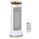 45 Degree Oscillating Table Top Space Heater Remote Timer