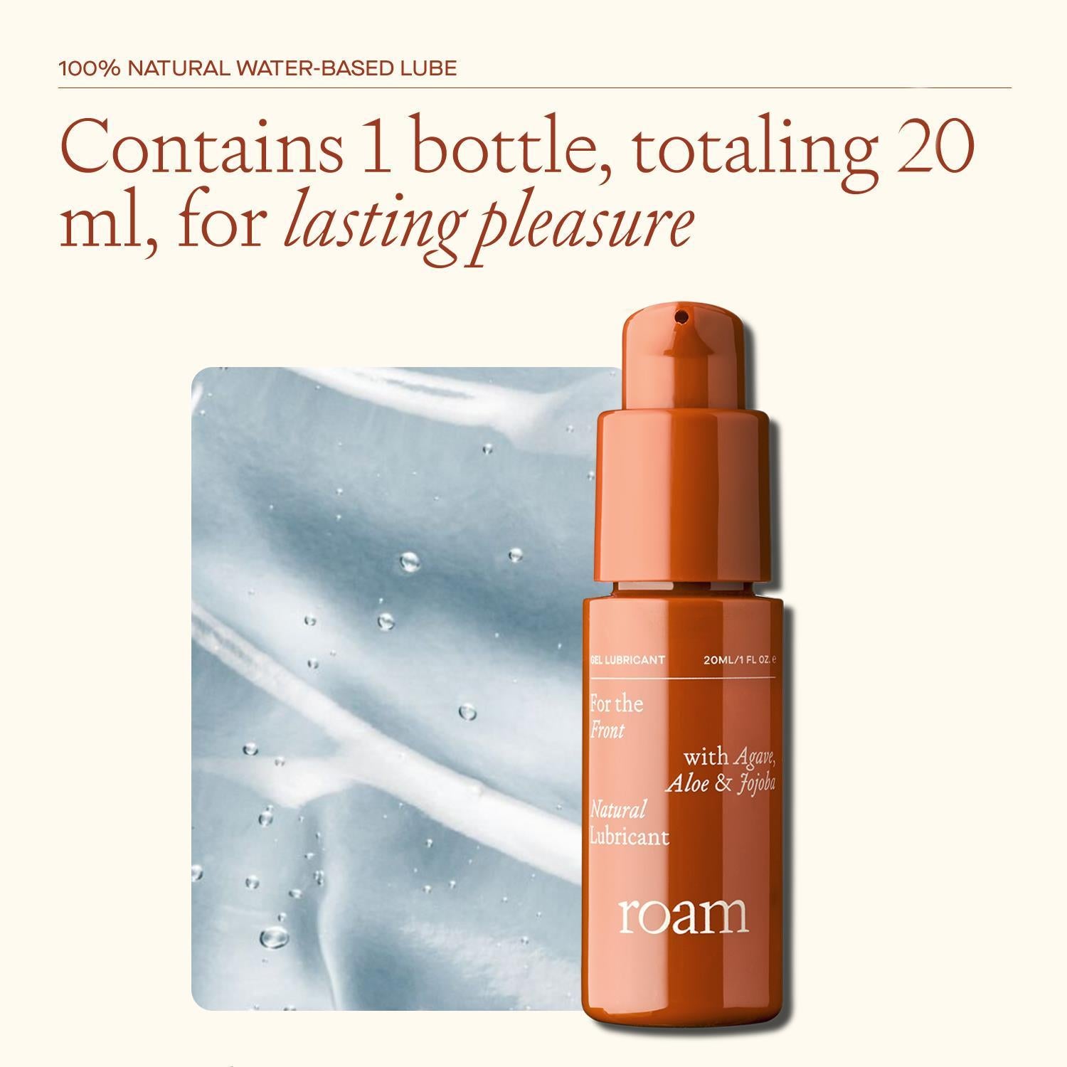5x Front Lubricant Vegan & Water Based, 20ml