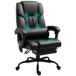 Pu Leather Massage Office Chair 6 Vibration