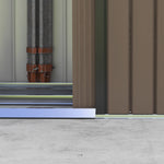 Garden Shed Storage Unit W/locking Door Floor Foundation | Brown