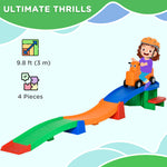 3(m) 4 Pieces Up And Down Kids Rollercoaster, For Ages 2-5 Years | Green
