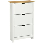 12/18 Shoe Storage Cabinet 4/6 Shelves 2/3 Drawers 4 Legs | Large | White