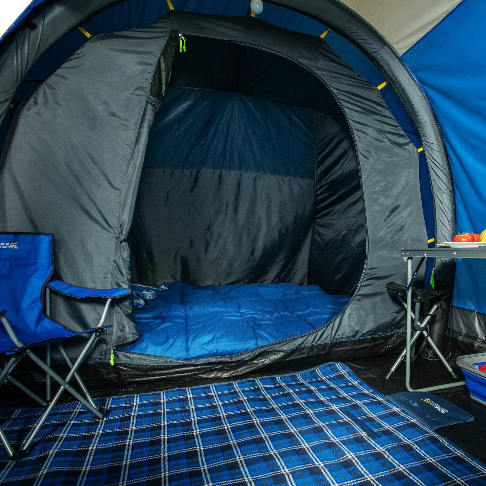 3 Person Family Tent | One Size | Blue