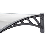 Door Canopy, Outdoor Rain Shelter, 196 X 75cm | White