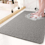 Spaghetti Anti Slip Shower/Bath Mat | 40 x 60cm | Grey