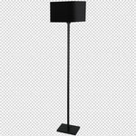 Napoli Floor Lamp Matt Black And Gold Hand Made High Quality Metal And Fabric Construction