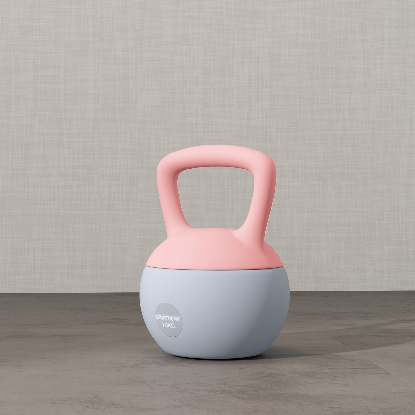 Kettlebell W/ Soft Body, Non-slip Handle | 10kg | Pink