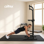 Centra Pull Up Station 9-height Adjustable 150kg Carbon Steel Black