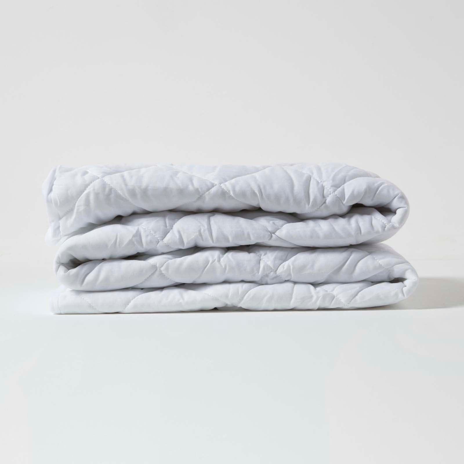 Quilted Waterproof Mattress Protector | European Double | White
