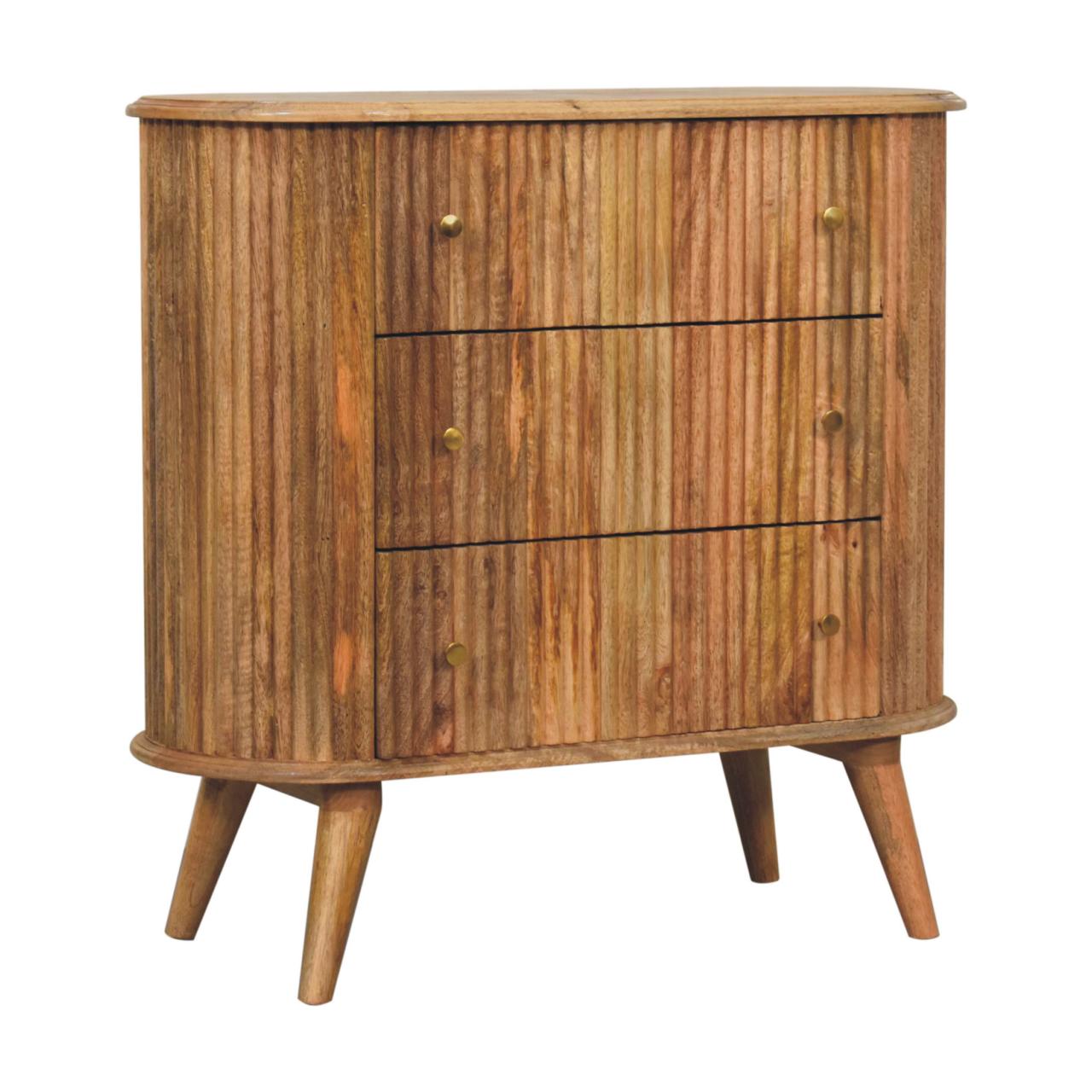 Solid Mango Wood Soba Nordic Chest