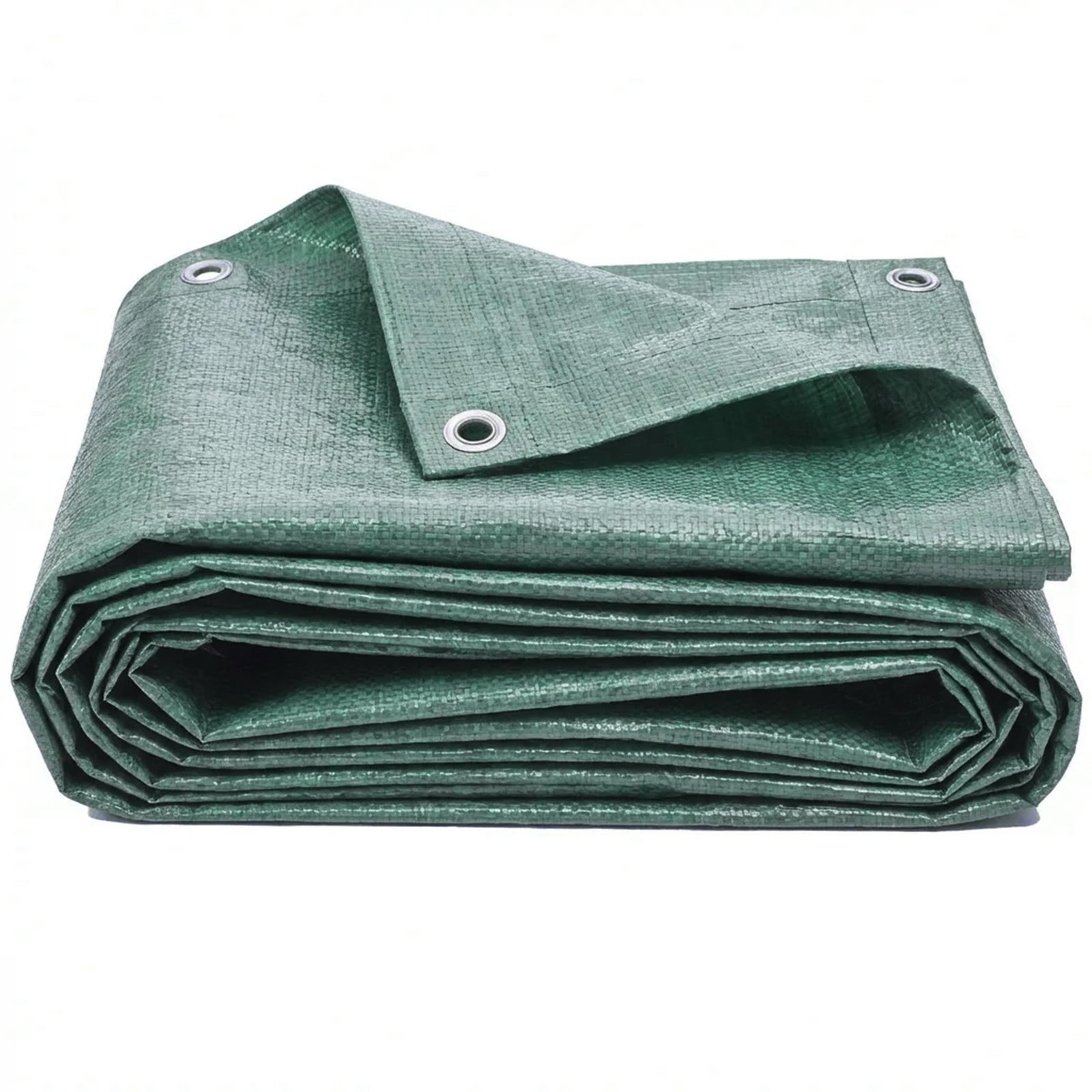 Waterproof Tarpaulin, 90gsm Tear-resistant Pe Tarp | M | Green