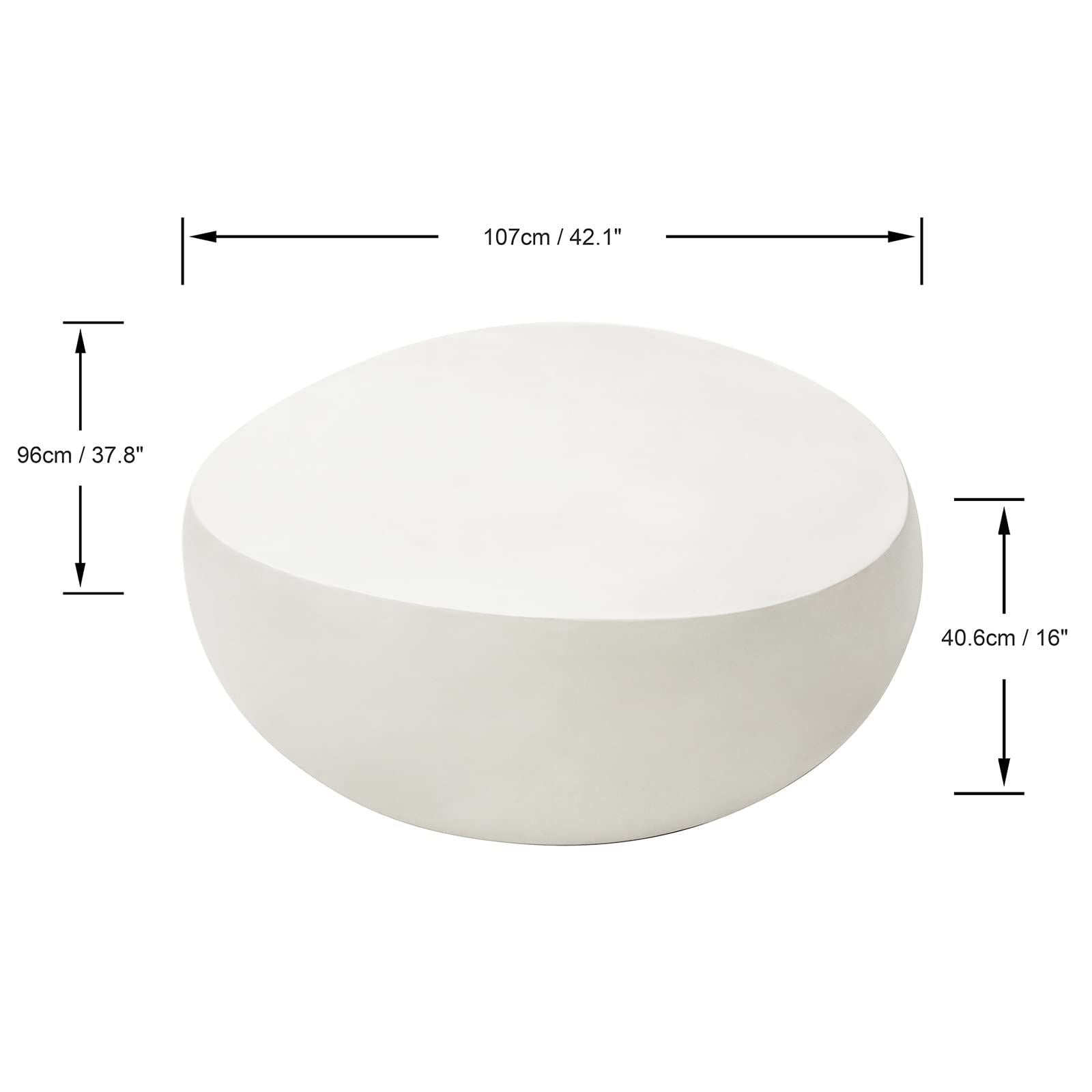Ikaria Grc Coffee Table | Cream White