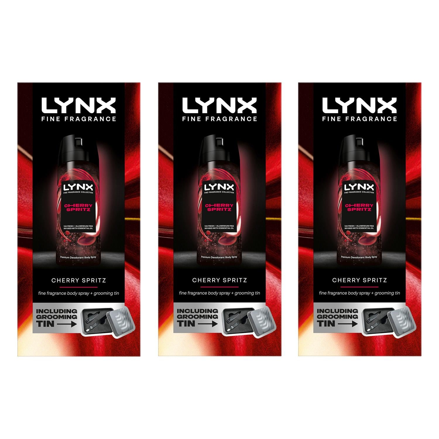 Fine Fragrance Body Spray Gift Set For Him In A Grooming Tin | Set of 3