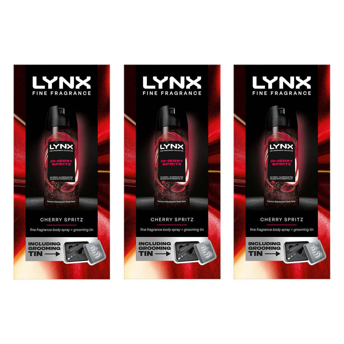Fine Fragrance Body Spray Gift Set For Him In A Grooming Tin | Set of 3