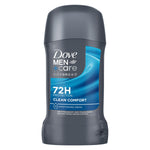 Men+care Advanced Anti-perspirant Deodorant Stick Clean Comfort 50ml, 6 Pk | Set of 6