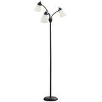 Tree Floor Lamp With 3 Adjustable Light Industrial