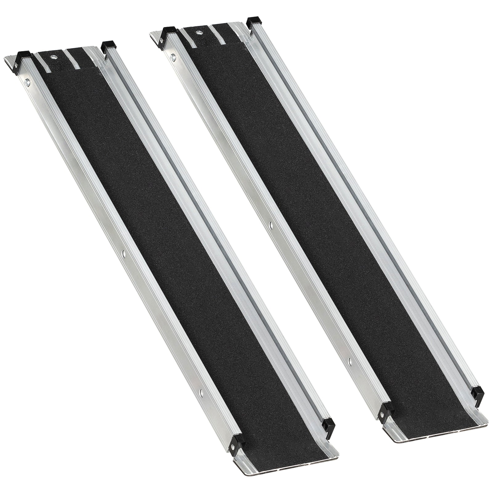 Aluminium Telescopic Wheelchair Ramps Folding Ramp | Medium | Silver