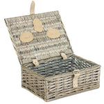 Wicker 30cm Antique Wash Split Willow Basket
