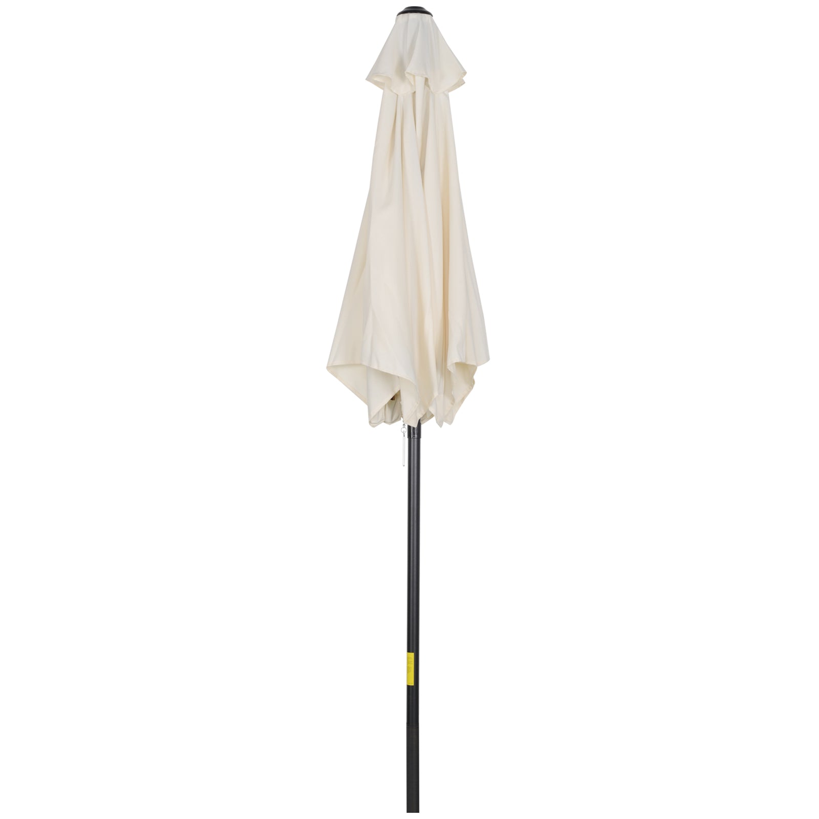 2m Parasol Patio Umbrella With 6 Ribs | Cream