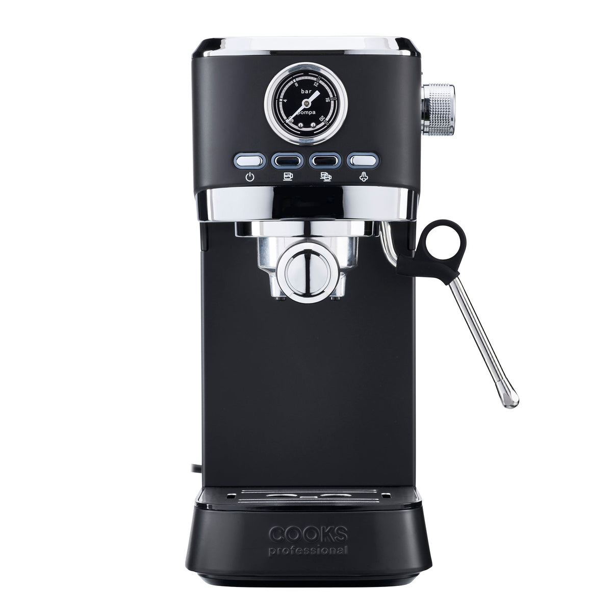 20 Bar Espresso Coffee Machine With Steam Wand | Black