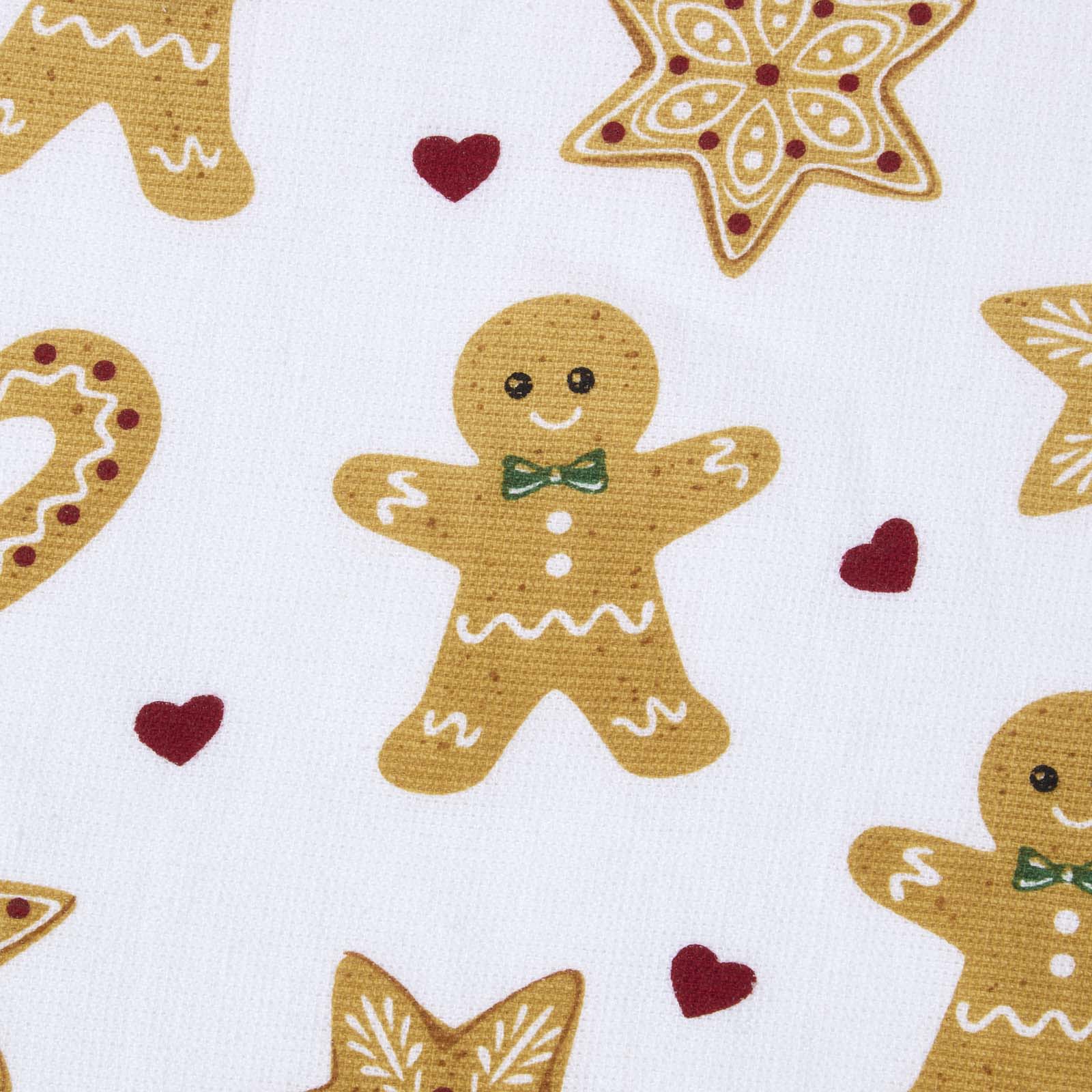 Gingerbread Man Christmas Tea Towel