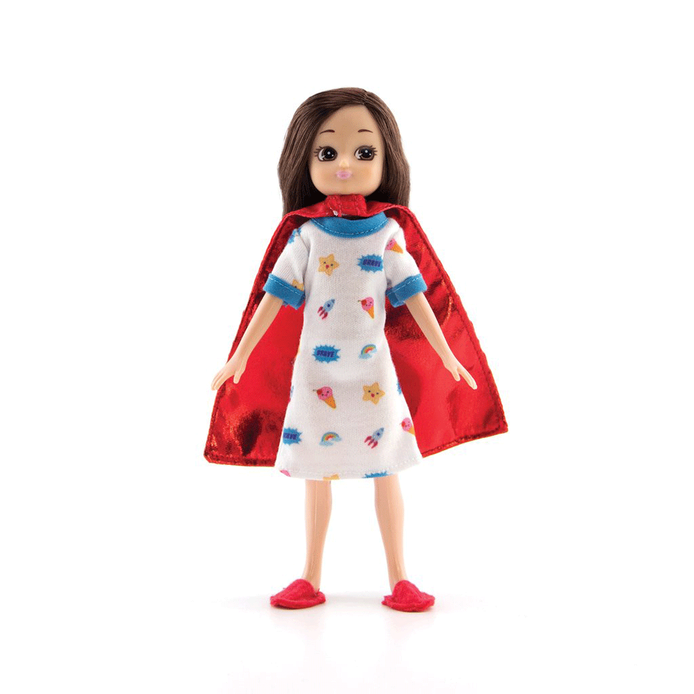True Hero Doll with Red Cape and Accessories