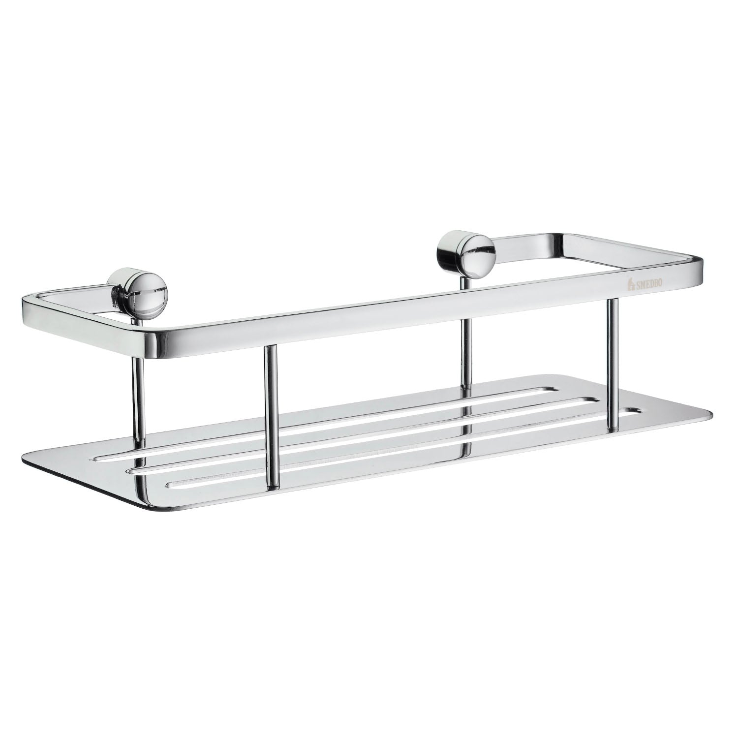 Polished Chrome Shower Basket Wall Mounted Soap Caddy | Polished Chrome