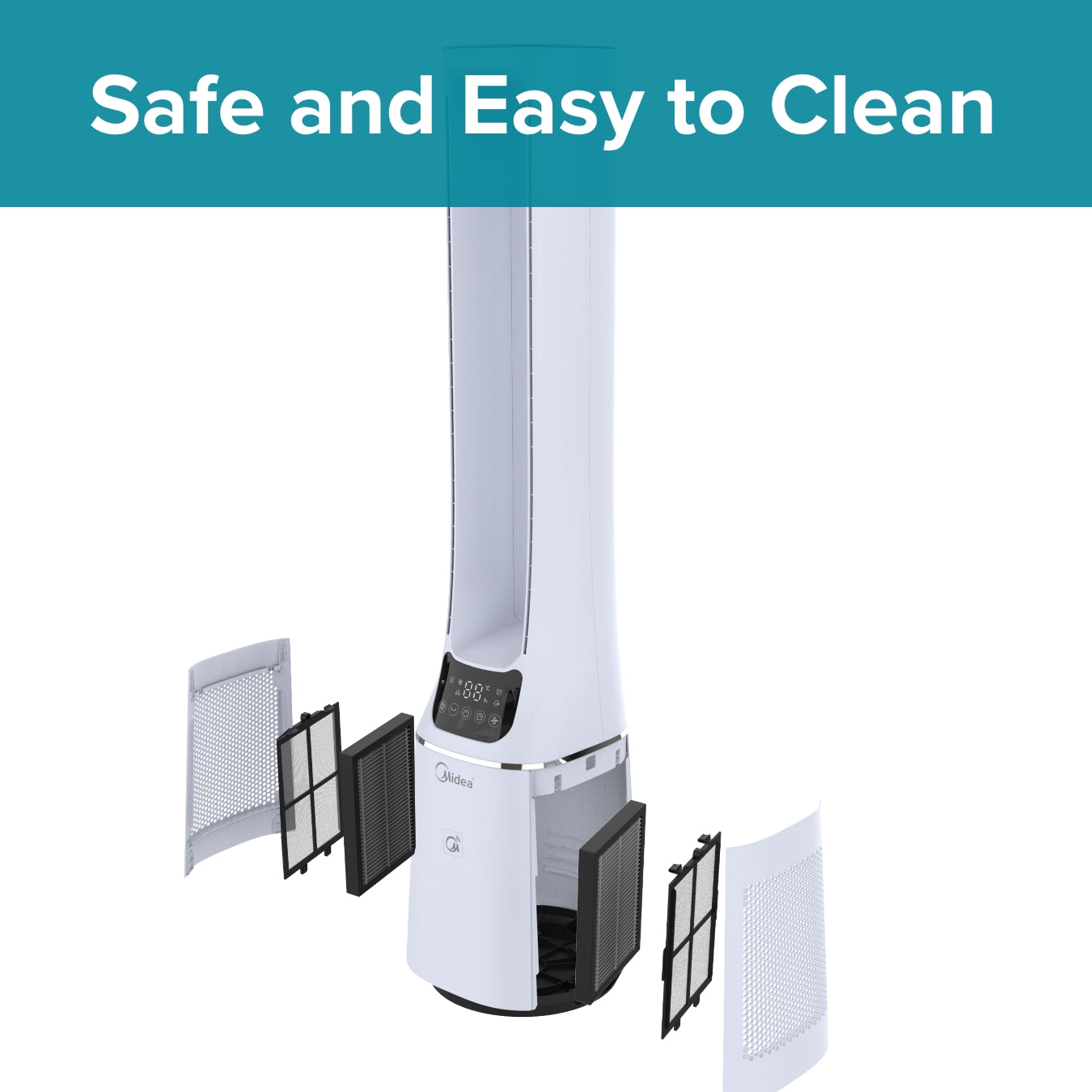 Cool + Purify Bladeless Fan With Free Msmarthome App